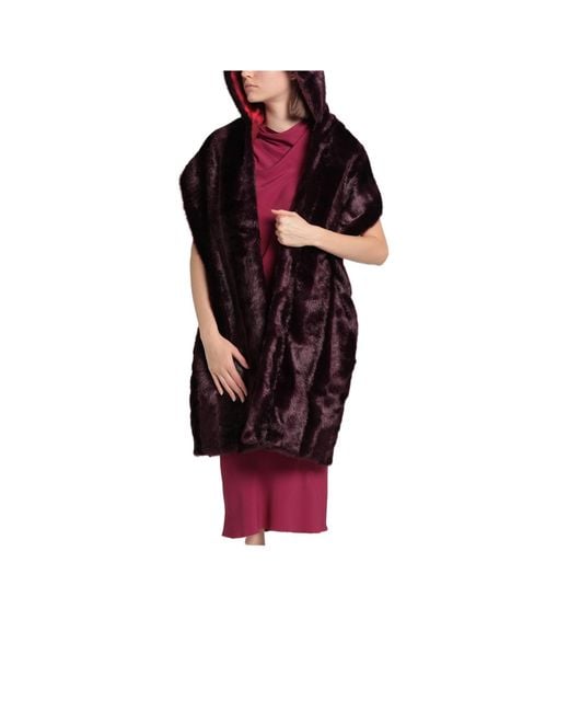 Burberry Red Solid Color Scarves