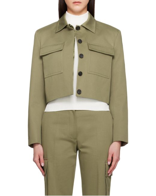 Anine Bing Natural Cropped Jacket