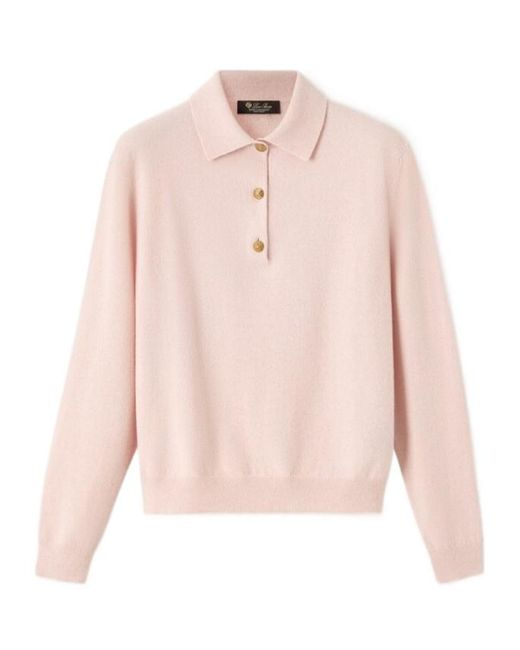 Loro Piana Pink Classic Polo Shirt