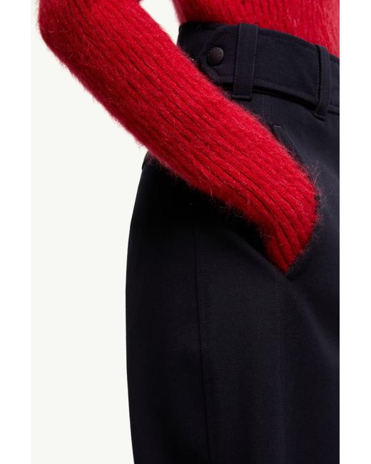 Moncler Blue Technical Twill Pants
