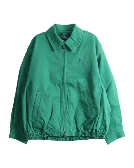 Polo Ralph Lauren Green Twill Woven Jacket
