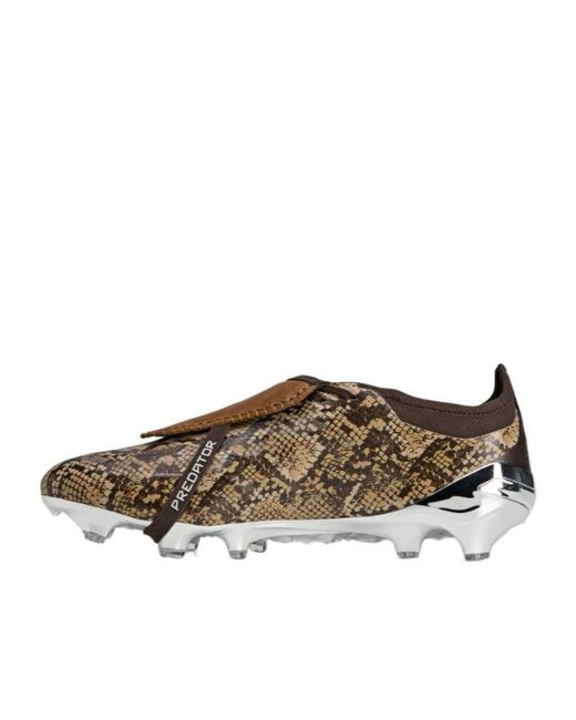 Adidas Brown X Wales Bonner Predator Elite Fold-Over Tongue Firm Ground Football Boots for men