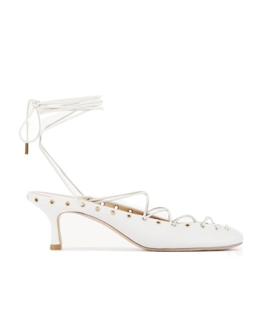 Chloé Women's Écolleté Ghillies White
