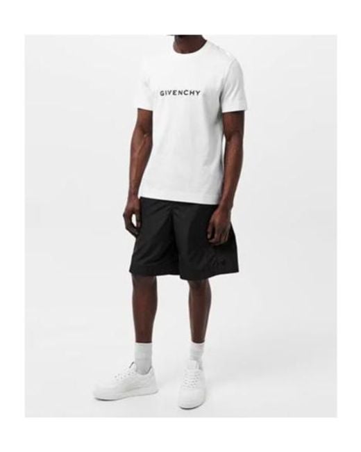 Givenchy Black Track Shorts for men