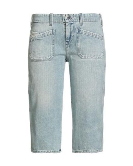 DIESEL Blue Denim Shorts