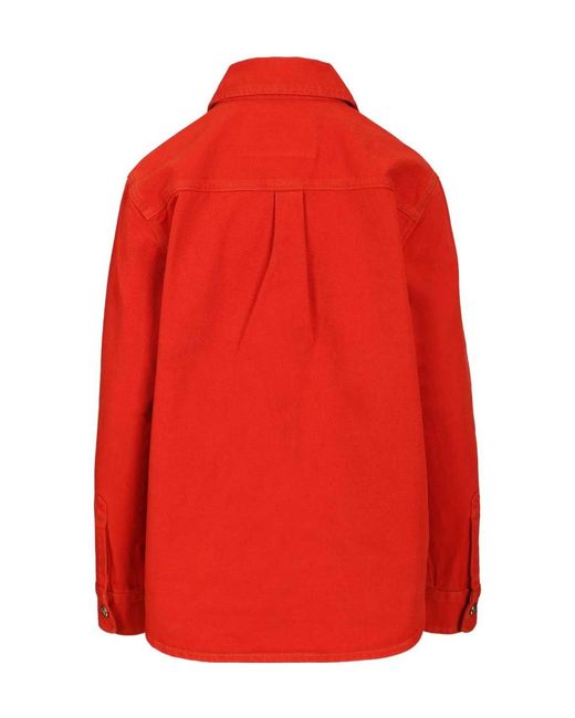 Blazé Milano Red Blazé Milano Clapotis Berber Shirt Jacket