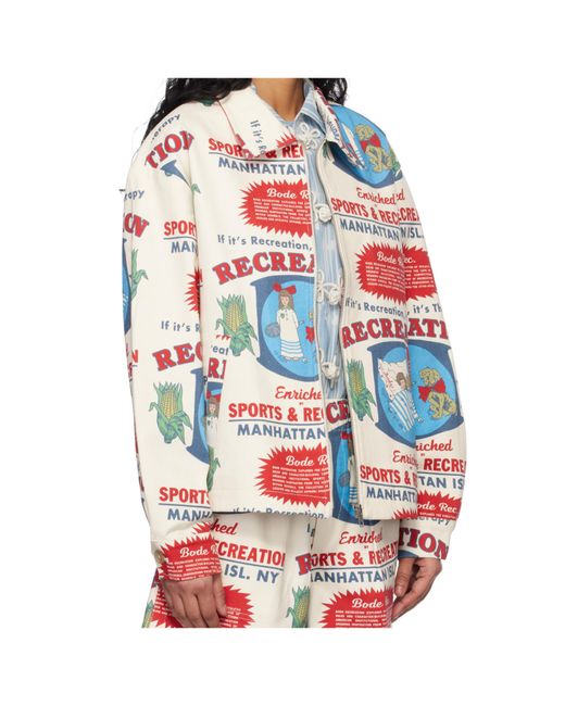Bode White Enrichment Jacket