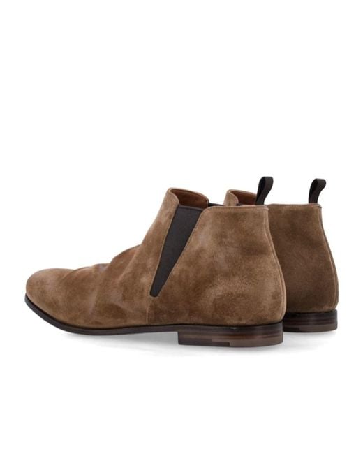 Church's Brown Vintage Suede Ankle Boots for men