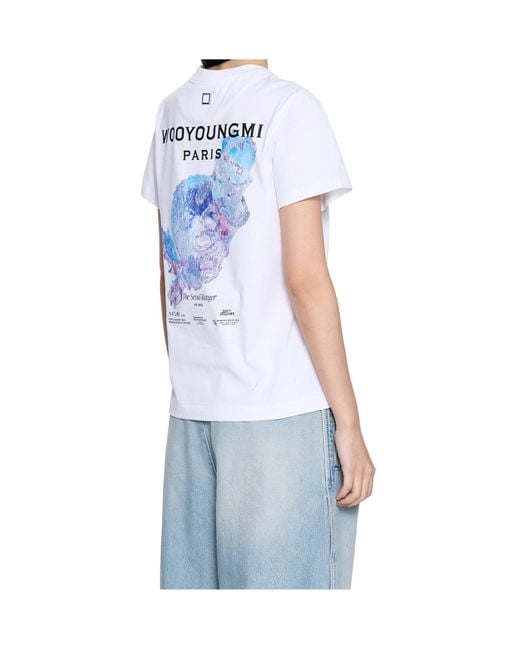 Wooyoungmi White Short-Sleeved T-Shirt