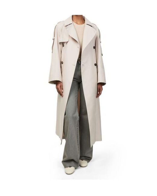Max Mara Natural Long Trench Coat
