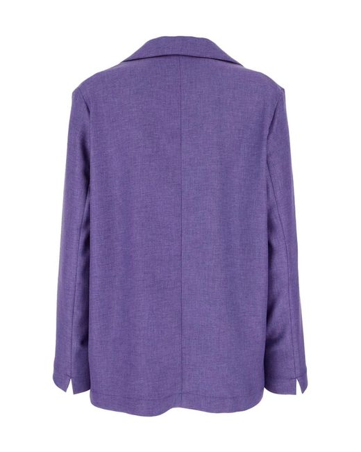 Lardini Purple Patch Pocket Blazer