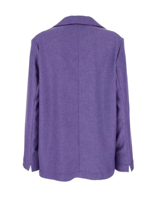Lardini Purple Patch Pocket Blazer