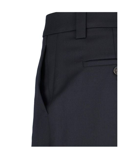 Incotex Blue Tailored Dress Pants