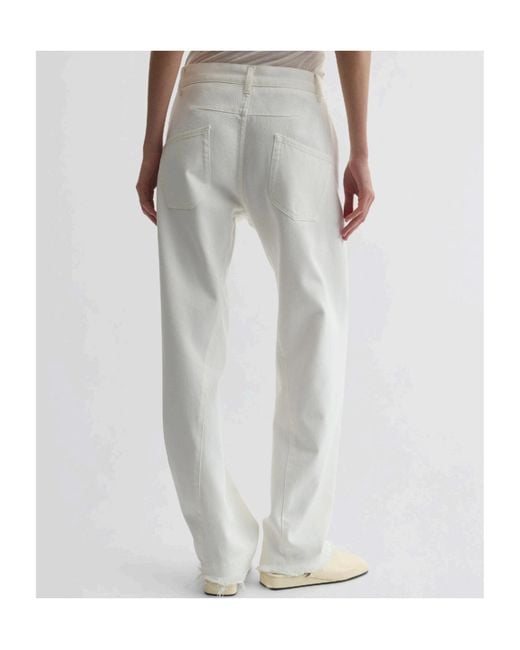 Phoebe Philo White Arch Jeans