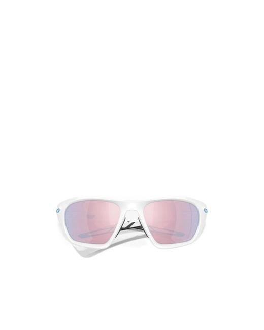 Oakley Pink Geometric Frame Sunglasses for men