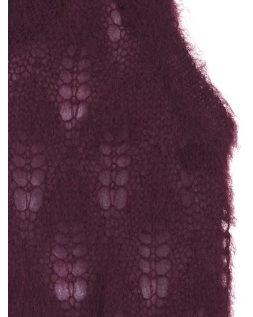Forte_forte Purple Crew-Neck Tank Top