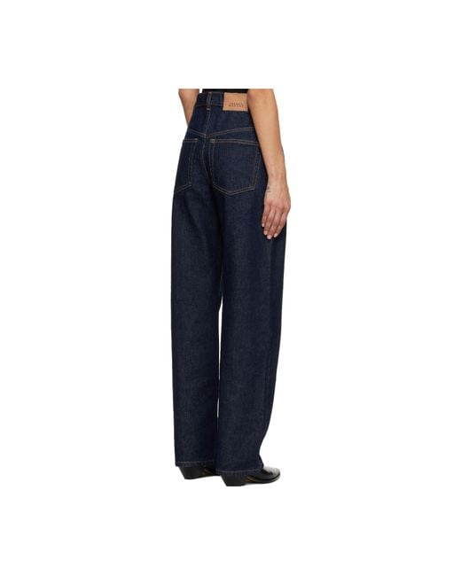Isabel Marant Blue Logo Patch Jeans