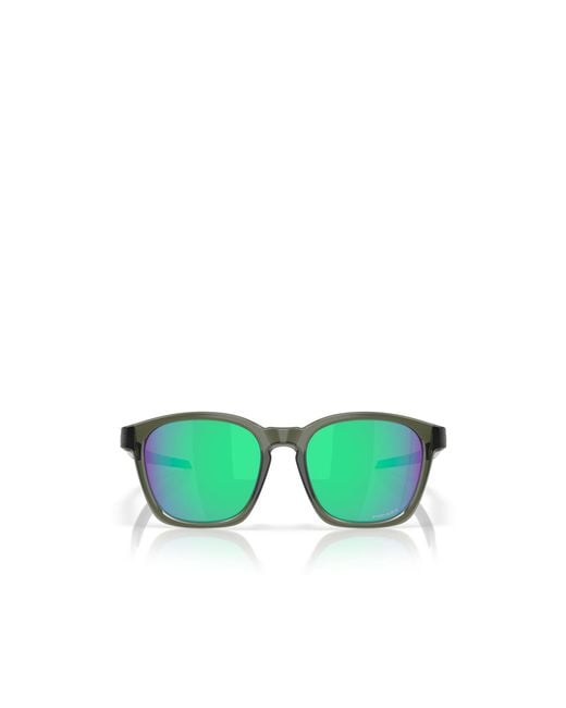 Oakley Green Geometric Sunglasses for men