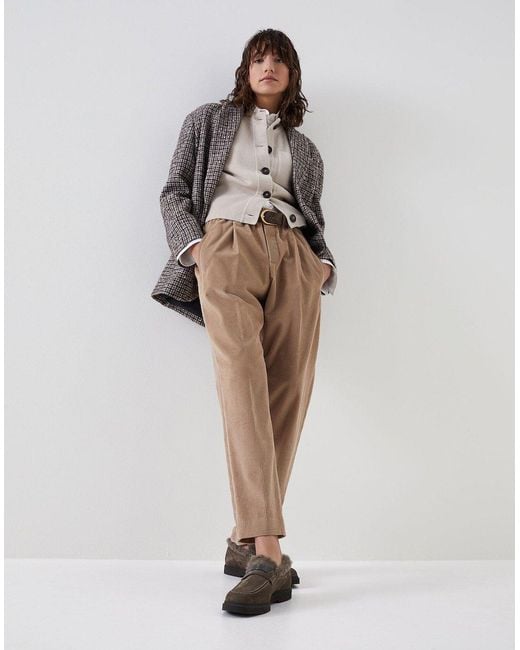 Brunello Cucinelli Brown Monile Round Toe Loafers