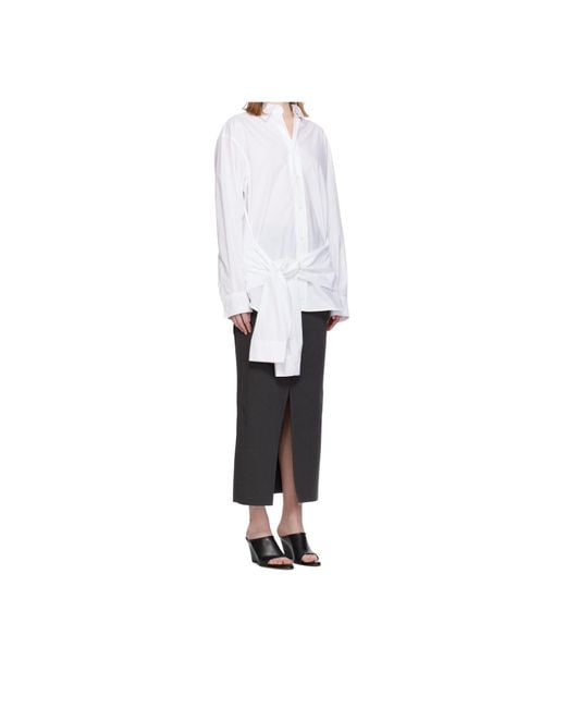 Jean Paul Gaultier White Long-Sleeved Shirt