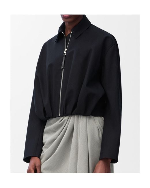 Loewe Black Draped Jacket