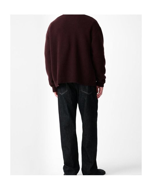 Studio Nicholson Purple Long-Sleeved Sweater for men