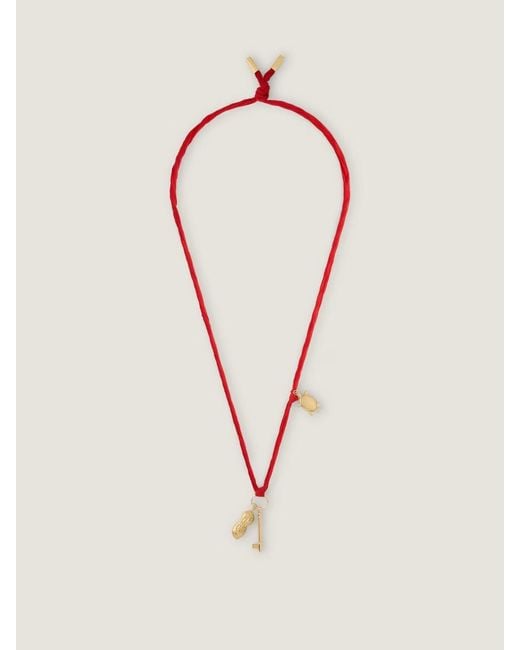 Givenchy White Lucky Charms Necklace