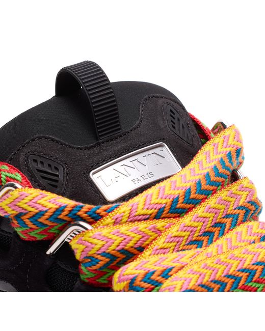 Lanvin Black Logo Sneakers for men