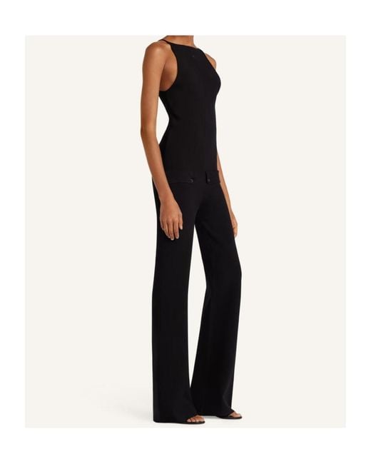 Courreges Black Courrèges Milano Knitted Allover Jumpsuit