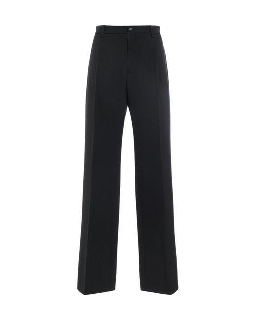 Dolce & Gabbana Black High-Waisted Bell Bottoms