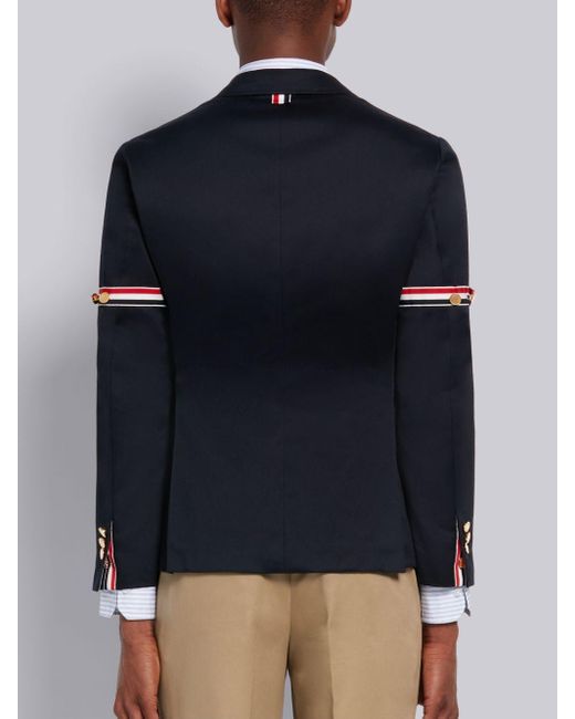 Thom Browne Blue Rwb Striped Blazer for men