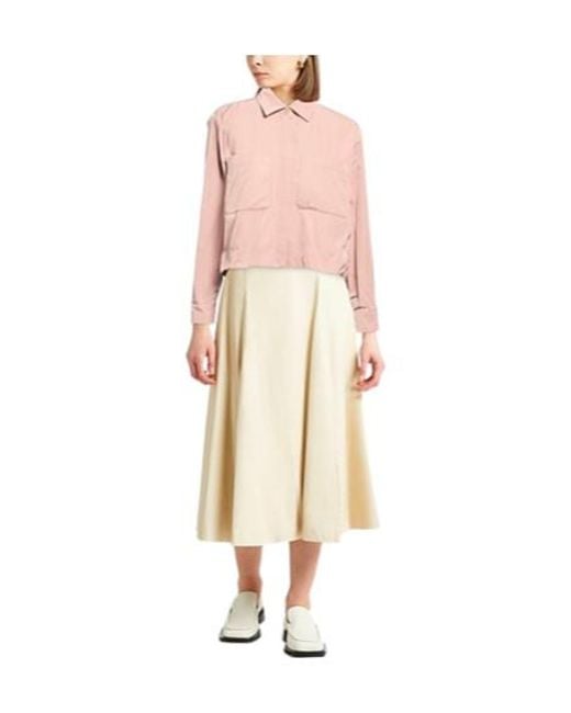Max Mara Pink Solid Colour Shirts