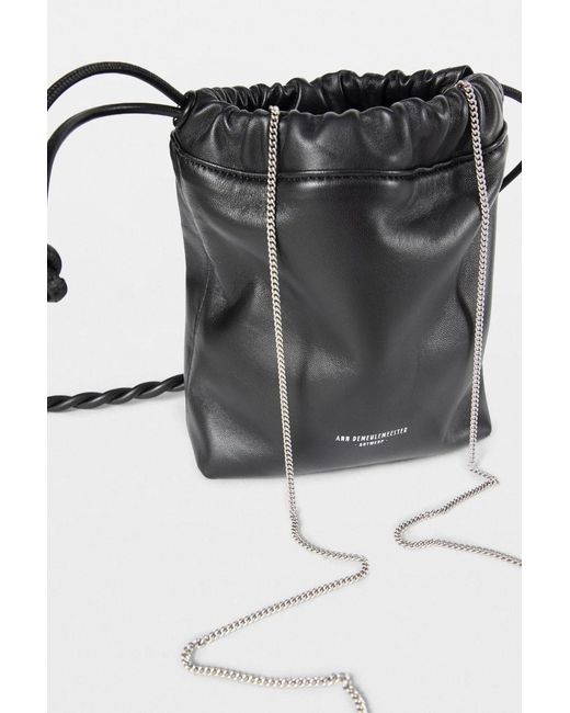 Ann Demeulemeester White Medium Marilyn Knot Cross Body Bag