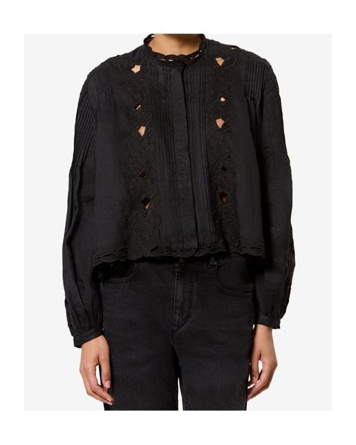 Isabel Marant Black Rubra Top
