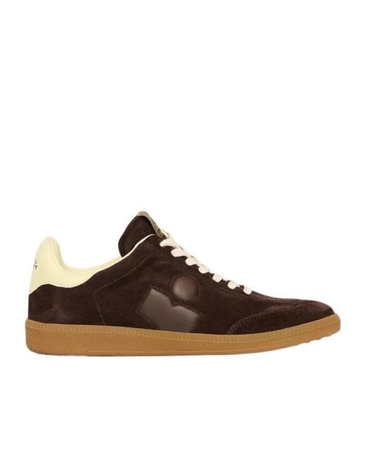 Isabel Marant Brown Brycy Suede Sneakers for men