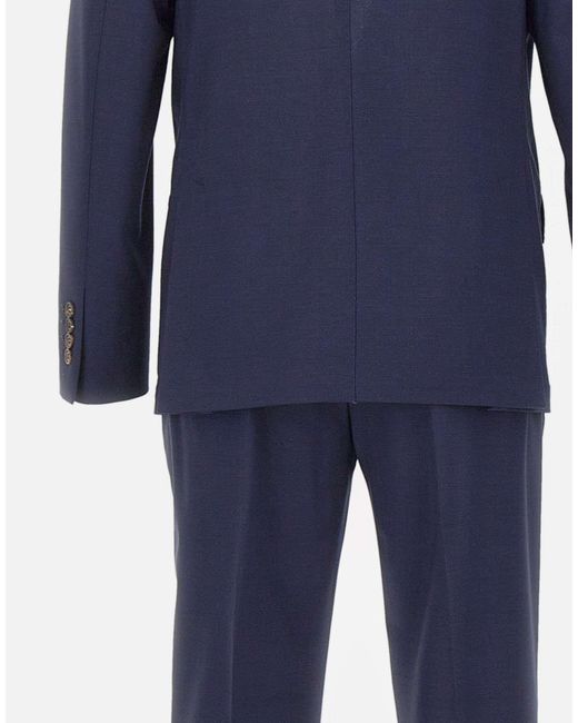Eleventy Blue Slim Fit Single-Breasted Suit for men