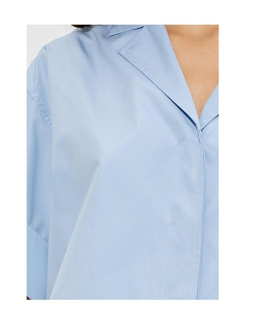 Jil Sander Blue Short Sleeved Shirt