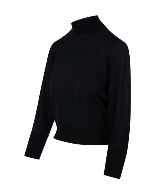 Max Mara Blue Turtleneck Long-Sleeved Jumper