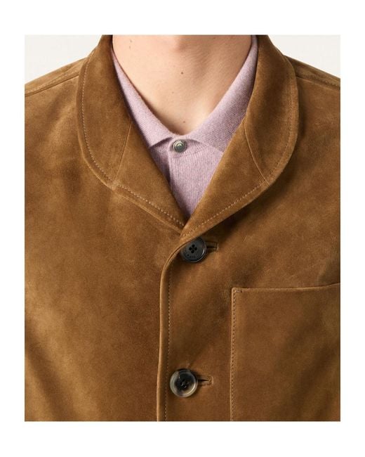 Loro Piana Brown Harvest Blouson for men