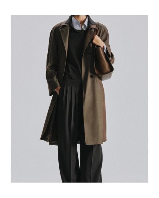 The Row Gray Emma Coat