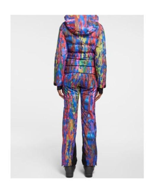 Aztech Mountain Blue Down Ski Jacket