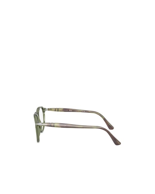 Persol White Round-Frame Glasses for men