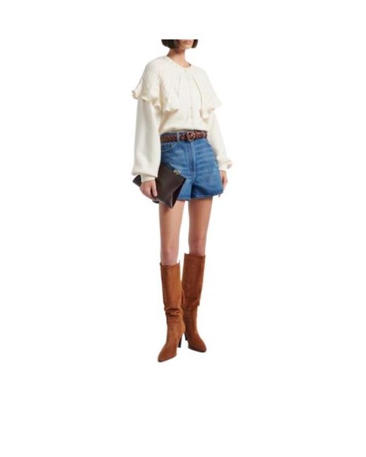 Gianvito Rossi Brown Stable Heel Long Boots