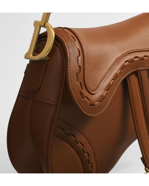 Dior Brown Saddle Bag With Strap