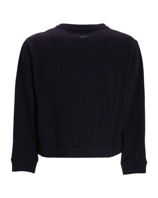 Emporio Armani Black Logo Crew Neck Sweater