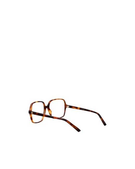 Gucci White Eyewear Square Frame Glasses