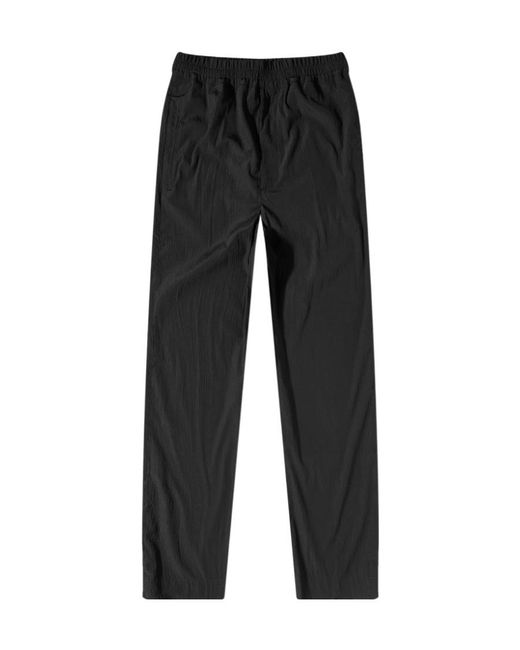 Dries Van Noten Black Elastic Casual Pants for men