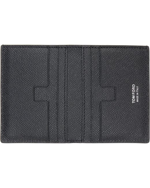 Tom Ford Gray Double-Fold Design Card Pack for men