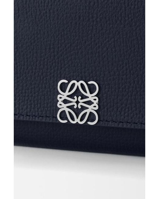 Loewe Blue Anagram Continental Wallet