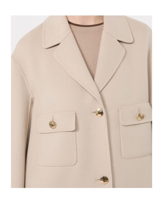 Max Mara Natural Virgin Wool Short Jacket